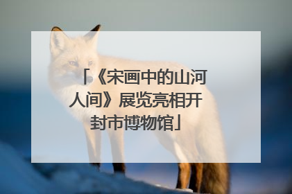 《宋画中的山河人间》展览亮相开封市博物馆