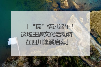 “粽”情过端午！这场主题文化活动将在四川蓬溪启幕