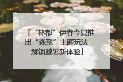 “林都”伊春今夏推出“森系”主题玩法 解锁避暑新体验