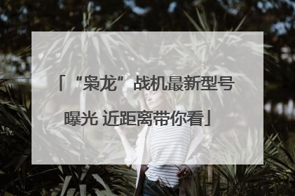 “枭龙”战机最新型号曝光 近距离带你看