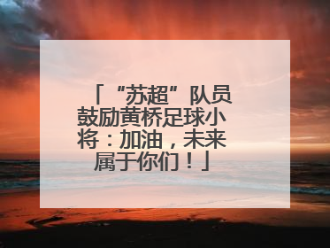 “苏超”队员鼓励黄桥足球小将：加油，未来属于你们！