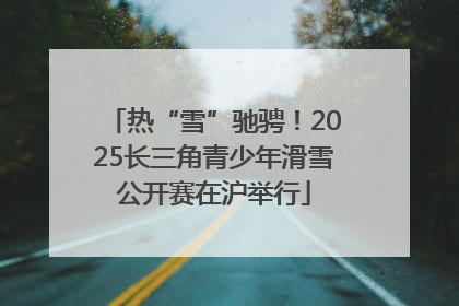 热“雪”驰骋！2025长三角青少年滑雪公开赛在沪举行