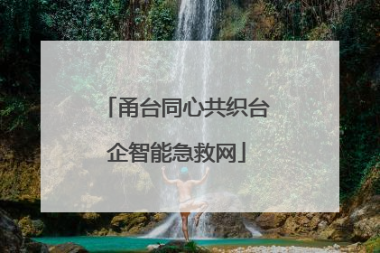 甬台同心共织台企智能急救网
