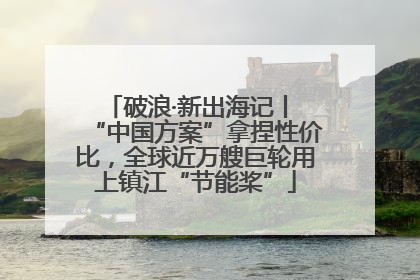 破浪·新出海记丨 “中国方案”拿捏性价比，全球近万艘巨轮用上镇江“节能桨”