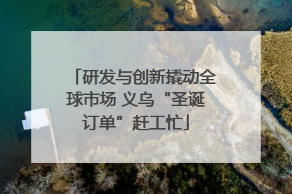 研发与创新撬动全球市场 义乌“圣诞订单”赶工忙