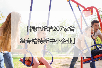 福建新增207家省级专精特新中小企业