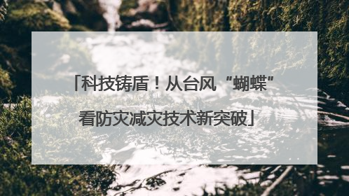科技铸盾！从台风“蝴蝶” 看防灾减灾技术新突破