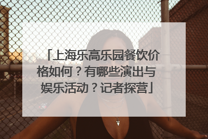 上海乐高乐园餐饮价格如何？有哪些演出与娱乐活动？记者探营