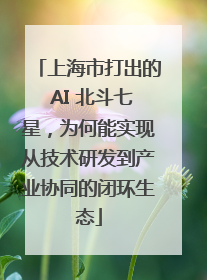 上海市打出的 AI 北斗七星，为何能实现从技术研发到产业协同的闭环生态