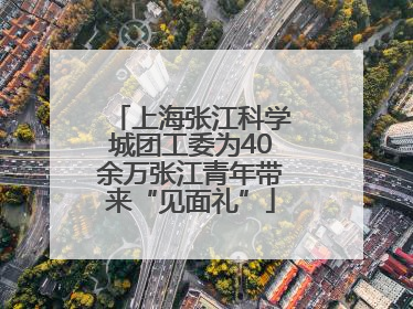 上海张江科学城团工委为40余万张江青年带来“见面礼”