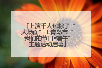 上演千人包粽子“大场面”！青岛市“我们的节日•端午”主题活动启幕