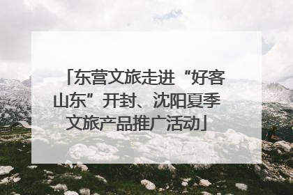 东营文旅走进“好客山东”开封、沈阳夏季文旅产品推广活动