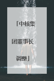中核集团董事长调整