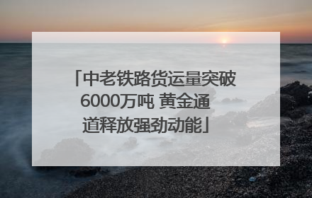中老铁路货运量突破6000万吨 黄金通道释放强劲动能