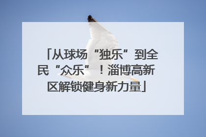 从球场“独乐”到全民“众乐”！淄博高新区解锁健身新力量
