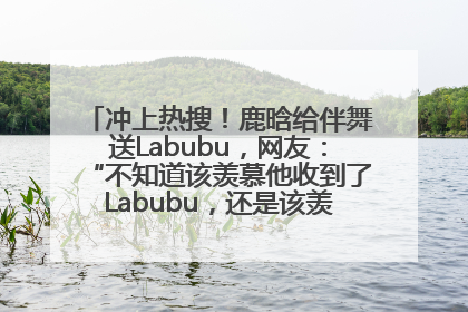 冲上热搜！鹿晗给伴舞送Labubu，网友：“不知道该羡慕他收到了Labubu，还是该羡慕鹿晗送他礼物”