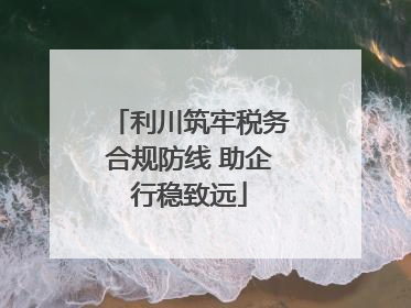 利川筑牢税务合规防线 助企行稳致远