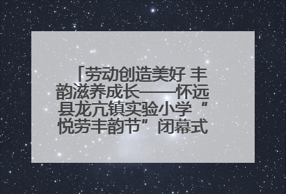 劳动创造美好 丰韵滋养成长——怀远县龙亢镇实验小学“悦劳丰韵节”闭幕式圆满举行