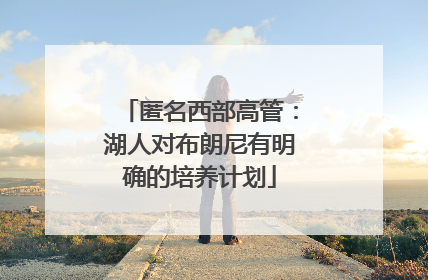 匿名西部高管：湖人对布朗尼有明确的培养计划
