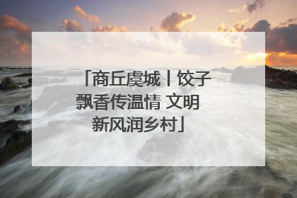商丘虞城丨饺子飘香传温情 文明新风润乡村