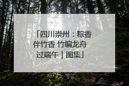 四川崇州：粽香伴竹香 竹编龙舟过端午｜图集