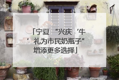 宁夏 “兴庆‘牛’礼为市民奶瓶子”增添更多选择