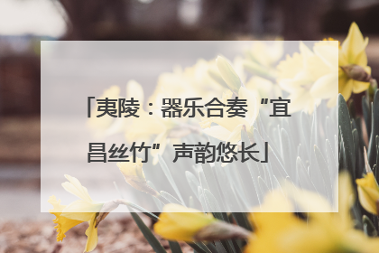夷陵：器乐合奏“宜昌丝竹”声韵悠长