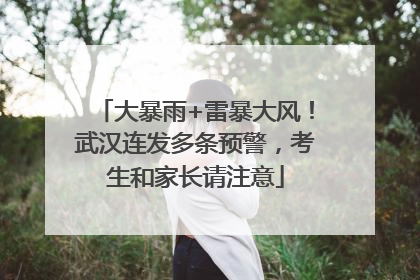 大暴雨+雷暴大风！武汉连发多条预警，考生和家长请注意