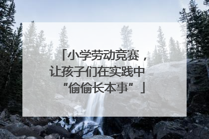 小学劳动竞赛，让孩子们在实践中“偷偷长本事”