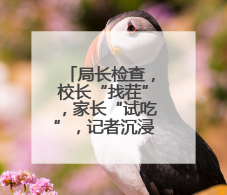 局长检查，校长“找茬”，家长“试吃”，记者沉浸式体验常山学校的陪餐制