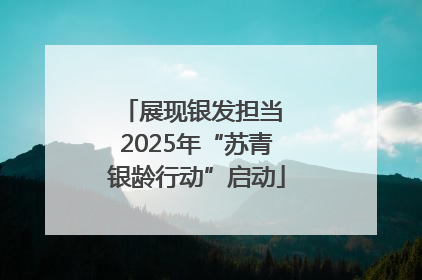 展现银发担当 2025年“苏青银龄行动”启动