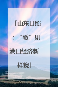 山东日照：“瞰”见港口经济新样貌