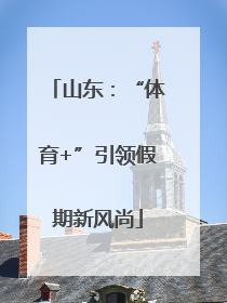 山东：“体育+”引领假期新风尚