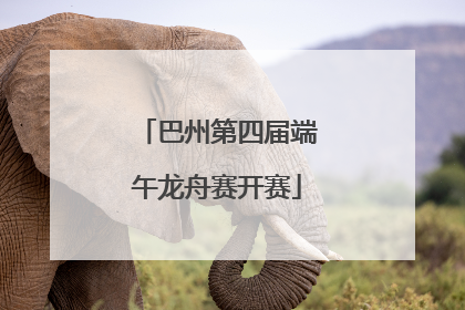 巴州第四届端午龙舟赛开赛