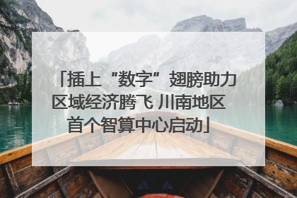 插上“数字”翅膀助力区域经济腾飞 川南地区首个智算中心启动