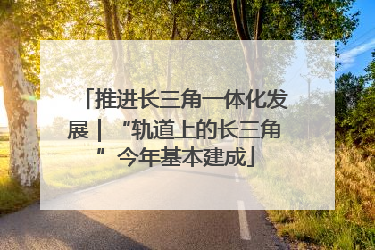 推进长三角一体化发展｜“轨道上的长三角”今年基本建成