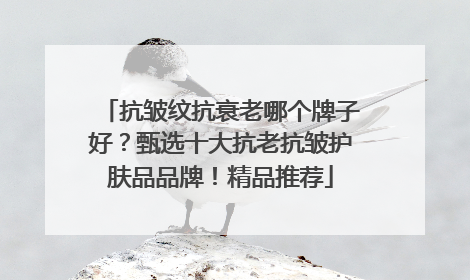 抗皱纹抗衰老哪个牌子好？甄选十大抗老抗皱护肤品品牌！精品推荐