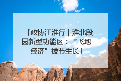 政协江淮行｜淮北段园新型功能区：“飞地经济”拔节生长