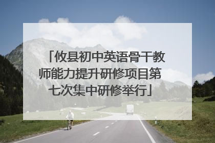 攸县初中英语骨干教师能力提升研修项目第七次集中研修举行