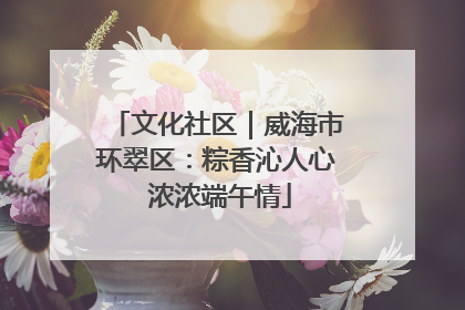 文化社区｜威海市环翠区：粽香沁人心 浓浓端午情