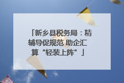 新乡县税务局：精辅导促规范 助企汇算“轻装上阵”