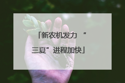 新农机发力 “三夏”进程加快