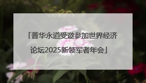 普华永道受邀参加世界经济论坛2025新领军者年会