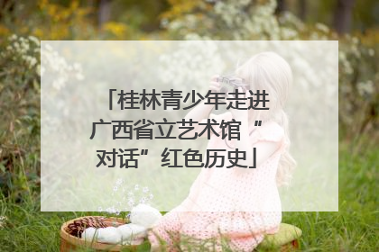 桂林青少年走进广西省立艺术馆“对话”红色历史