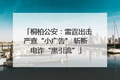 桐柏公安：雷霆出击严查“小广告” 斩断电诈“黑引流”