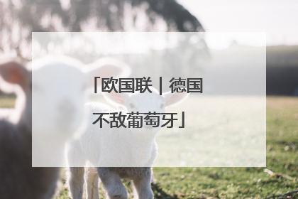 欧国联｜德国不敌葡萄牙