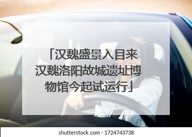 汉魏盛景入目来 汉魏洛阳故城遗址博物馆今起试运行