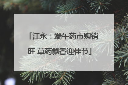 江永：端午药市购销旺 草药飘香迎佳节