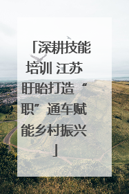 深耕技能培训 江苏盱眙打造“职”通车赋能乡村振兴