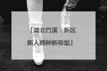 湖北竹溪：新区新人播种新希望